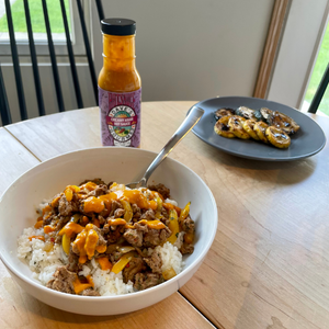 Bell Pepper and Beef Asian Bowl