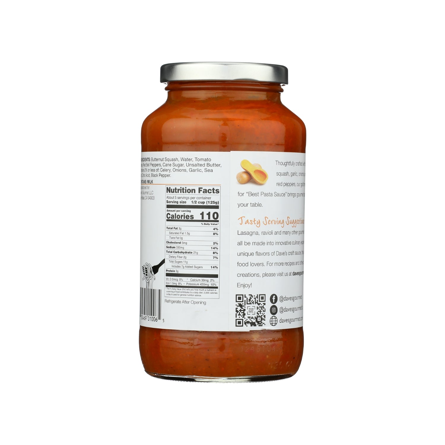 Butternut Squash Pasta Sauce