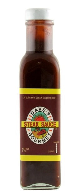 A Bottle of Dave's Gourmet Steak Sauce